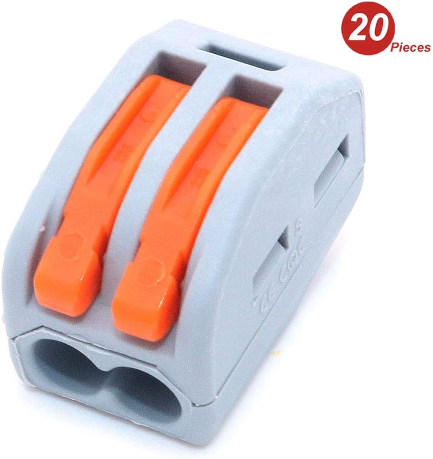 WINGONEER 20Pcs Lever Nut Wire Connector Assortment Pack