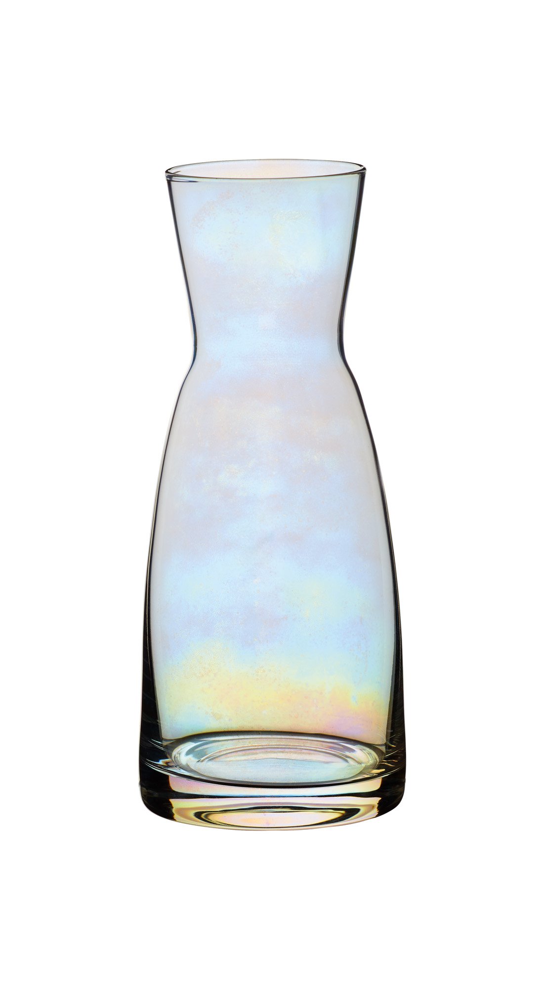 BarCraft Rainbow-Pearl Iridescent Glass Wine Carafe, 250 ml (9 fl oz)