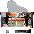 MagicEzy Stone RepairEzy (Light Gray): Marble, Granite and Travertine Chipped Countertop and Tile Repair Kit - Super Strong