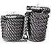 Titan Fitness Battle Rope 40ft x 1.5in, Poly Dacron Heavy Rope for Home Gym Conditioning Workouts, Cross-Train, Strength Training Exercises