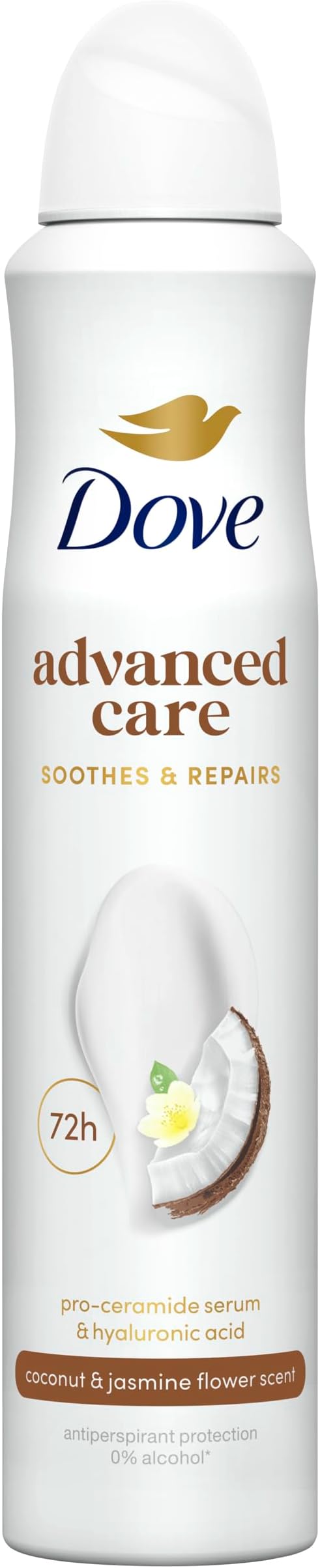 Dove Advanced Care Coconut Jasmine Antiperspirant Deodorant Spray 72hr 200ml