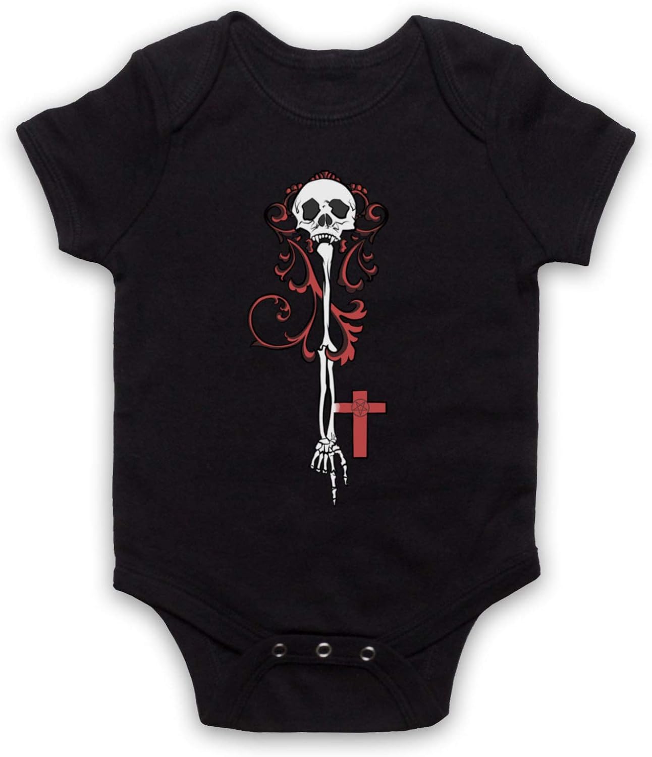 skeleton baby grow