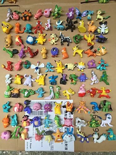 144 Pieces Pokemon Go Pikachu Moltres Togepi Jolteon Charmander Mini Figures NEW