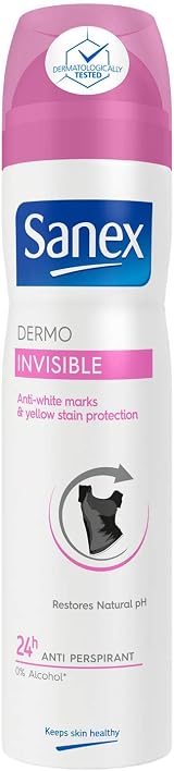 Sanex Dermo Invisible Anti-Perspirant Deodorant Spray 250ml 24 Hour Protection view 2