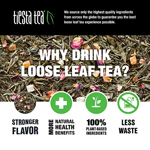 image for Tiesta Tea Fruity Pebbles, Strawberry Pineapple Green Tea, 4 Ounce Tin