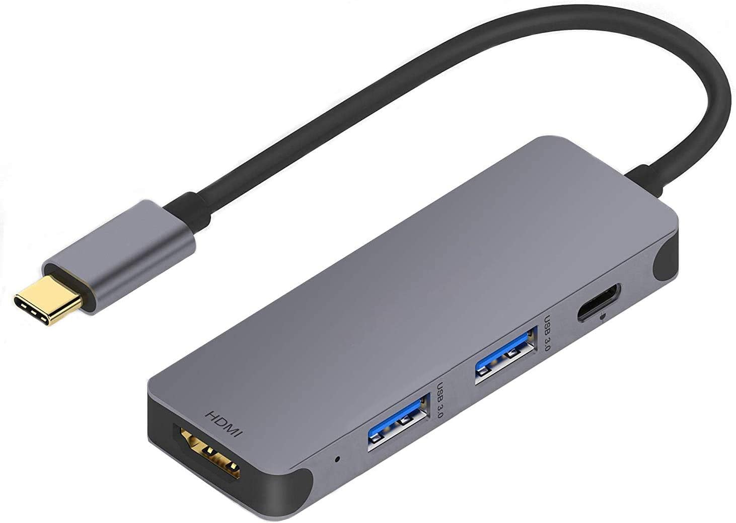 Amazon Type c ハブ 4ポート Emith Usb3.0 hub 2ポート USBC HDMI出力ポート 4K 解像度 100w PD充電ポート MacBook Pro