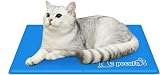 Pecute Dog Cooling Mat Large 90x50cm Gel Self Cooling Pad Grey