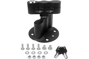 Bopowo Upgraded RX-LOX-PM Pack Mount with Keys Locking Fit for Rotopax Mounting Kit Compatible with Gasoline Pack & Water Pack Fuelpax Standard Pack, Black