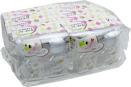 Amazon Co Jp ストリックスデザイン ワンタッチフリーボトル 日本製 2本 10個セット クリア 28ml ソース 醤油 ドレッシング 調味料入れ かわいいイラスト入り Ma 005 3 8 2 2 高7cm ホーム キッチン