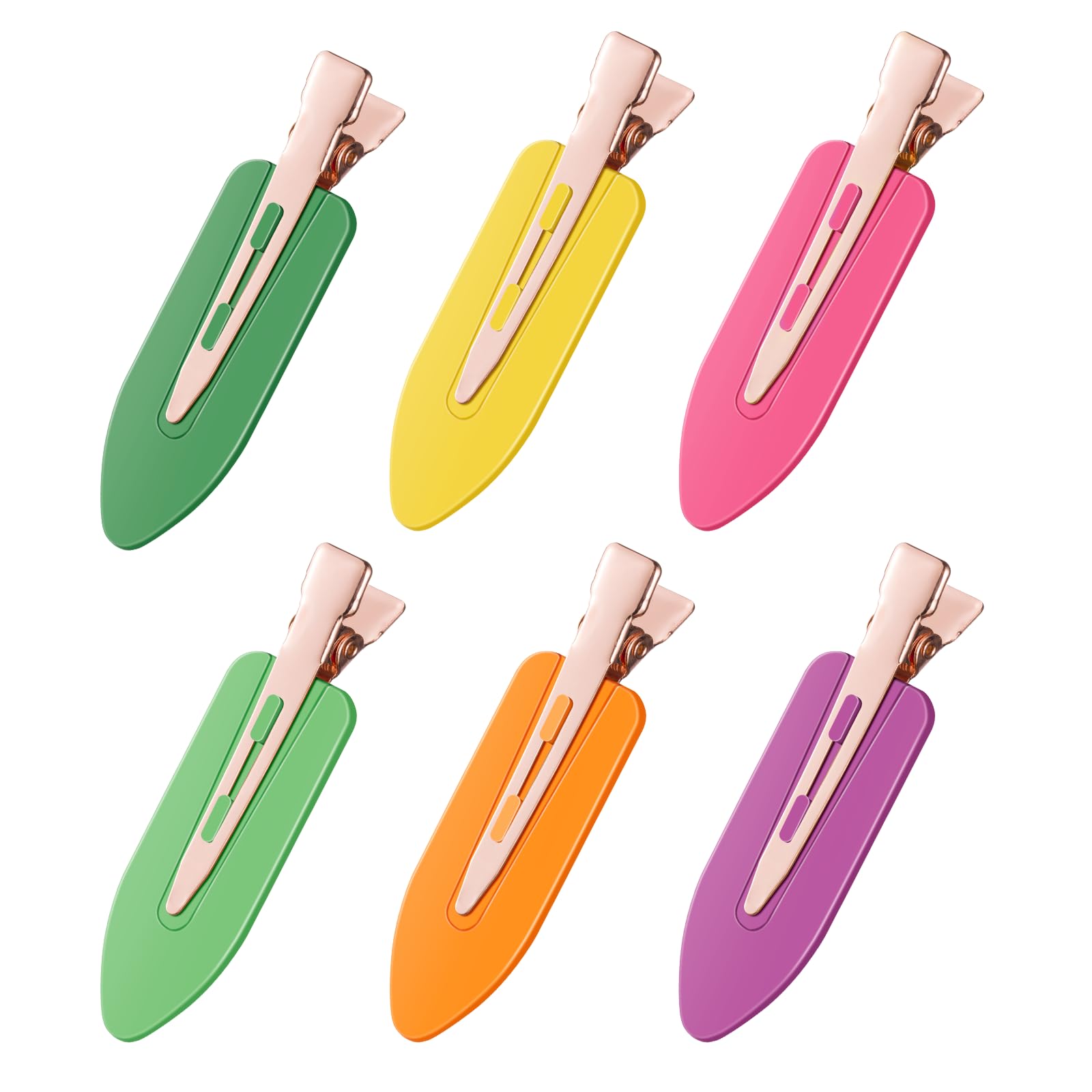 D 6 Pcs Hair Clips No Crease - No bend Creaseless Hair Clip - Makeup Clip for W…