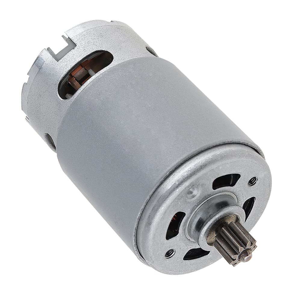 ChgImposs RS550 9 Teeth 21V 19500RPM DC Motor Micro Motor for Electric Drill/Electric Screwdriver