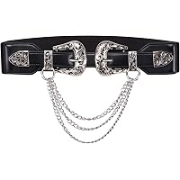 Wide Punk Gothic Studded Rivet Belt Detachable Crystal Waist Chain Y2K Emo il_1080xN.6769574586_5h43.jpg main image 2