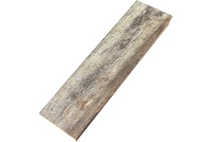 BARNWOODUSA LLC BARNWOODUSA Real Reclaimed Wood Planks - Easy Nail-Up Shiplap Panels for Rustic Wood Wall Paneling (Natural Weathered Gray, 6 Inch Sample)