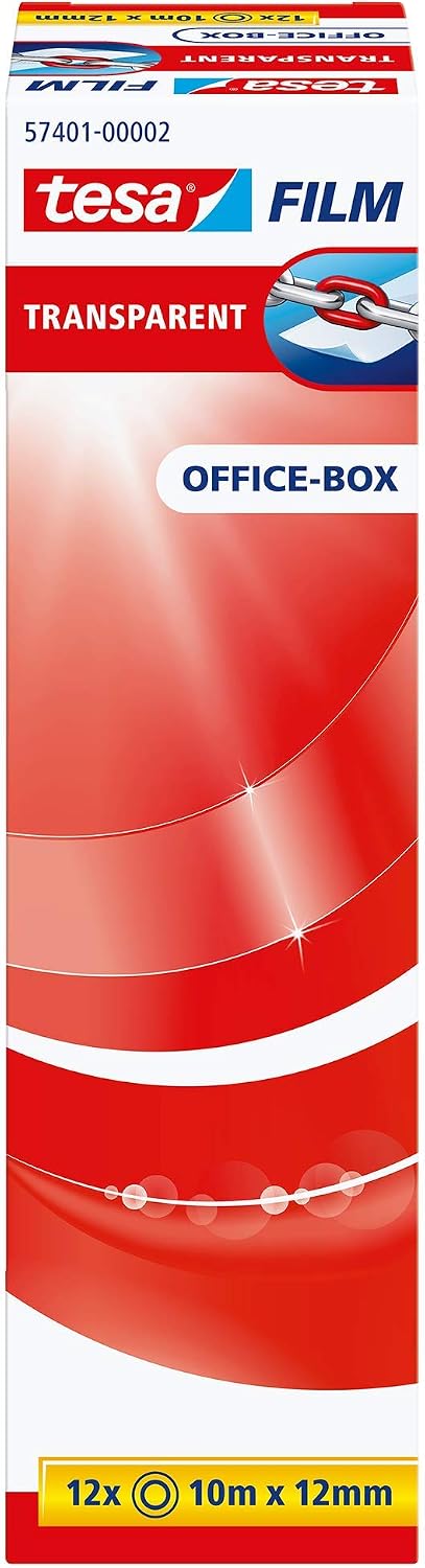 tesa UK film 12x TRANSPARANT 10M x 12MM, Clear - Image 3