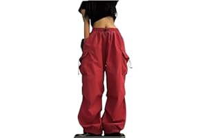 Firzero Cargo Pants for Women Wide Leg Parachute Sweatpants High Waisted Flowy Baggy Trousers 2024 Summer Trendy Y2k Pants