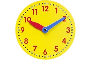 Didax Educational Resources Magnetic Demonstration Clock Math Manipulative, 12 inch diameter