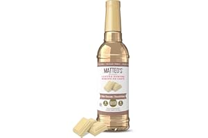 Matteo's Sugar Free Coffee Flavoring Syrup, White Chocolate, Delicious Coffee Syrup, 0 Calories, 0 Sugar coffee syrups, Keto 