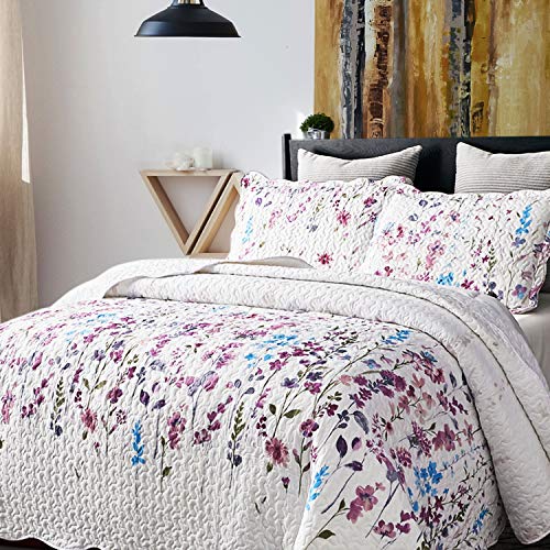 Bedsure Queen/Full Size (90x96 inches) 3Piece Quilt Set Coverlet