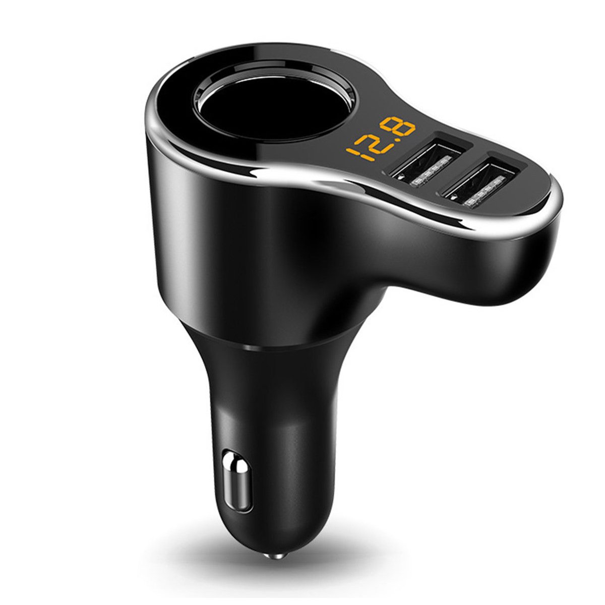 100 の保証 Sunjoycoデュアルusb車充電器 シガレットライターソケットアダプタスプリッタプラグ12 V 24 V 1 W 3 1 A With現在電圧メーターled表示低ボルト警告forスマートフォンタブレットgps Dashcam B07cnyy2x4 安いそれに目立つ Smktelkom Pwt Sch Id