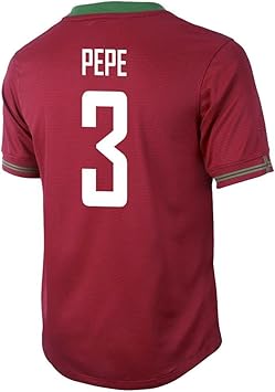 Amazon Co Jp Nike Pepe 3 Portugal Home Jersey Youth サッカーユニフォーム ポルトガル ホーム用 背番号3 ぺぺ ジュニア向け スポーツ アウトドア