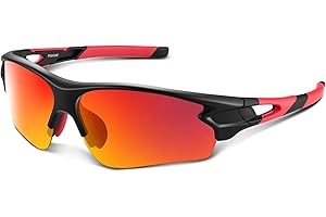 BEACOOL Polarized Sports Sunglasses for Men Women Youth Baseball Fishing Cycling Running Golf Motorcycle Tac Glasses UV400