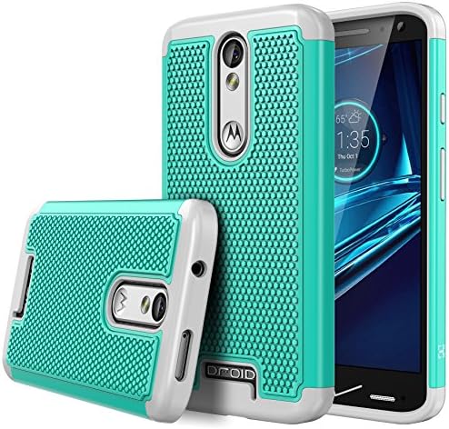 Droid Turbo 2 case, iTronic Double Tone, Dual Layer Hybrid Defender Case for Motorola Droid Turbo 2