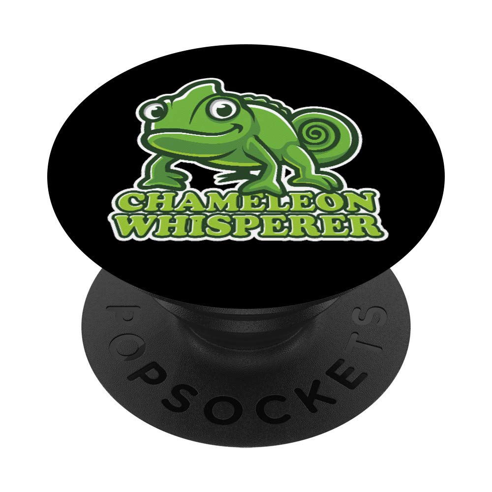 Funny Chameleon Whisperer Color Changer Reptile Lizard PopSockets PopGrip: Swappable Grip for Phones & Tablets