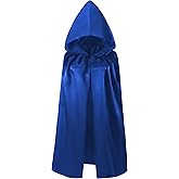 KNELOR Kids Hooded Cloak Robe Halloween Cosutme Cape Fancy Halloween Cosplay Costumes 3 to 16 Years