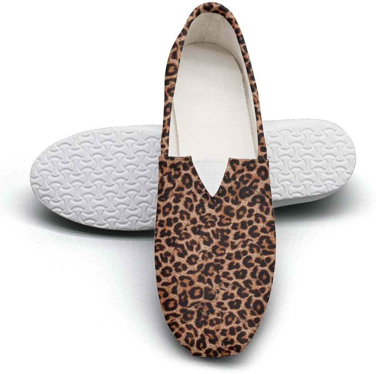 cheetah print slip on sneakers