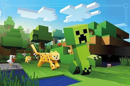 Minecraft Poster Ocelot Chase (91,5cm x 61cm)