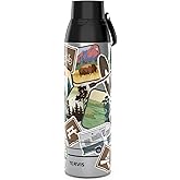 Tervis Venture Water Bottle Camp Stickers Made in USA Double Walled Insulated Tumbler Travel Cup Keeps Drinks Cold & Hot, 26oz, Stainless Steel