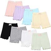 Chicduo 8 Pack Girls Shorts Toddler Bike Shorts for Girls Cartwheel Shorts Breathable Dance Under Dress Kids Shorts