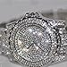 GBSELL Luxury Women Watches Rhinestone Ceramic Crystal Quartz Watches Lady Dress Watch