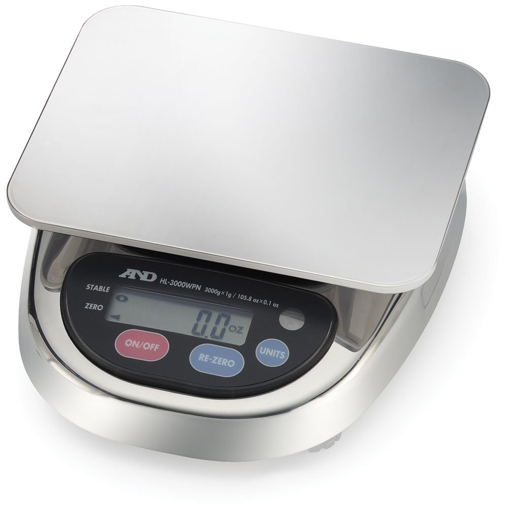 Digital Compact Bench Scale 3000g Capacity Industrial