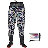 Waterproof Fishing Waist Waders Pants with Boots for Men and Women for Fishing Hunting outdoors