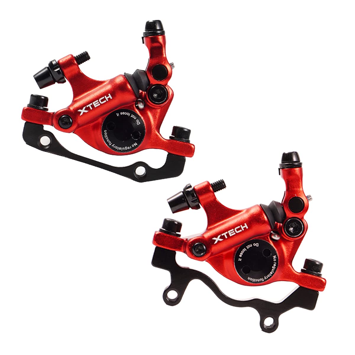 CNCLOL Hydraulic Disc Brakes Set，Mountain bike Hydraulic Disc Brake Set Front and Rear Line Pulling Hydraulic Disc Brake Caliper set.