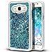Galaxy Core Prime Case,NSSTAR Galaxy Core Prime [Liquid] [Glitter] Case,Creative Design Flowing Liquid Floating Bling Glitter Sparkle Stars Clear Hard Case for Samsung Galaxy Core Prime G360(Blue)