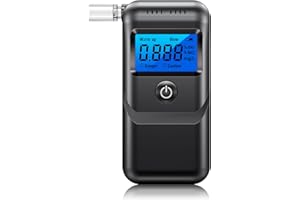 YYBNN Portable Breathealyzer to Test Alcohol，Personal Alcohol Tester for Personal Home Use Includes 10 Mouthpieces
