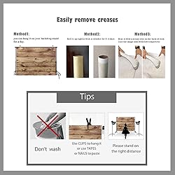 LTLYH 7x5ft Wood Backdrop for Photography Rustic