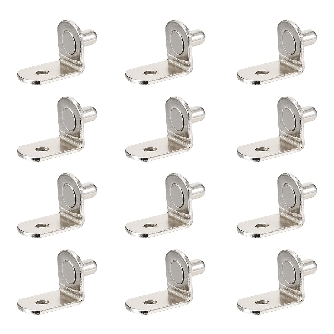 sourcing map Shelf Support Peg,5mm L-Shaped Support, Furniture Cabinet Closet Shelf,Bracket Pegs with Hole,for Kitchen Furniture Book Shelves Supplies,40pcs