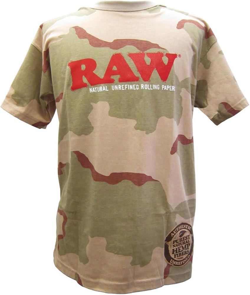 raw camouflage t shirt