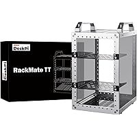 GeeekPi DeskPi RackMate TT Mini Server Cabinet for Mini PC, Network, Servers, Audio, and Video Equipment