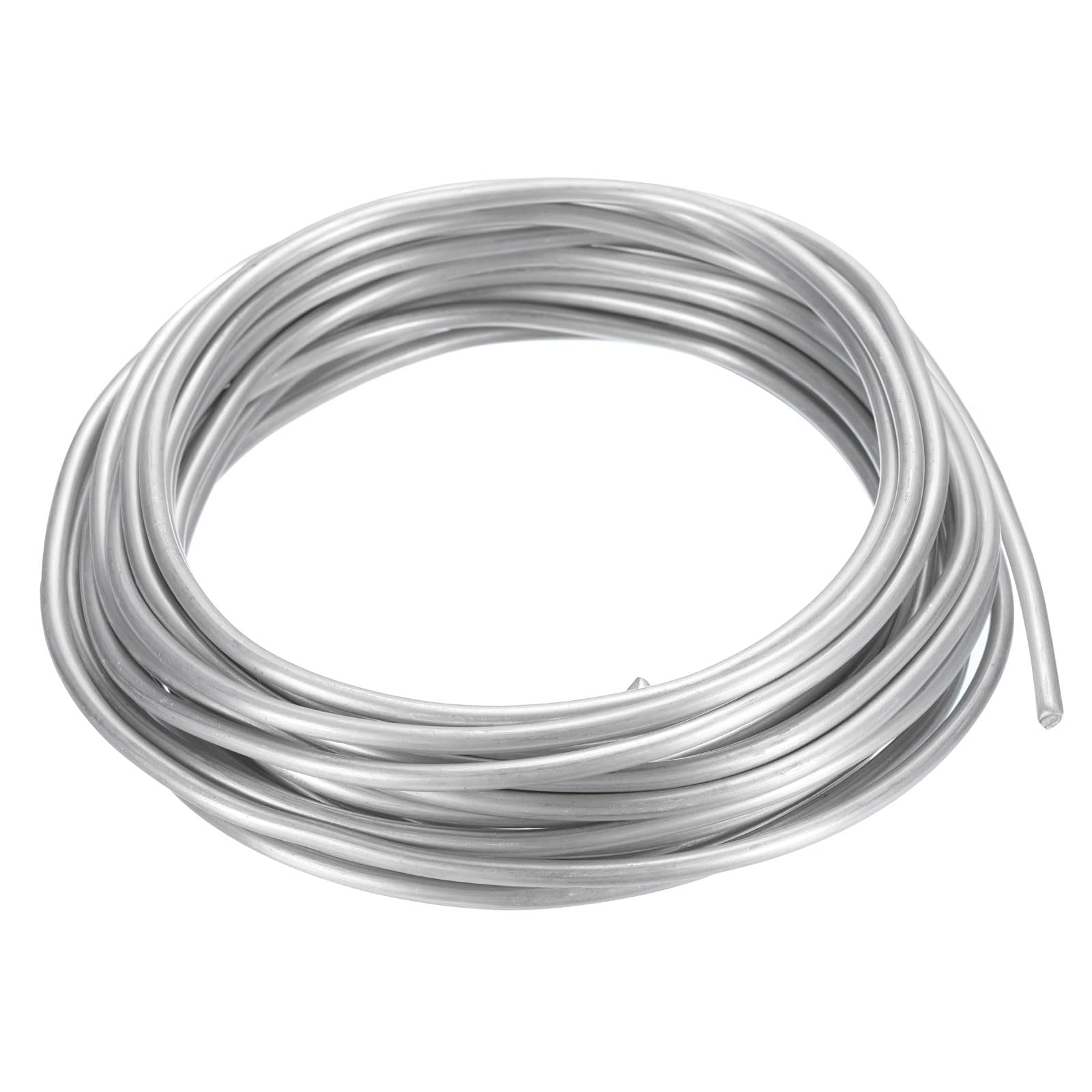 PATIKIL 3mm Bonsai Training Wire, 1 Roll Floral Wire Stems Anodized Aluminum Tree Wire 16.4 Feet Total for Gardening Branch Fixing, White