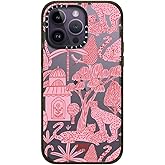 CASETiFY Impact iPhone 14 Pro Max Case [4X Military Grade Drop Tested / 8.2ft Drop Protection] - Cheetah Paradise Pink - Glossy Black