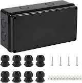 COOLWEST IP65 Waterproof Junction Box Large ABS Outdoor Electrical Box