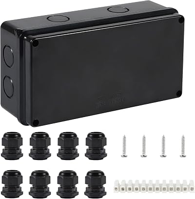 COOLWEST IP65 Waterproof Junction Box Large ABS Outdoor Electrical Box