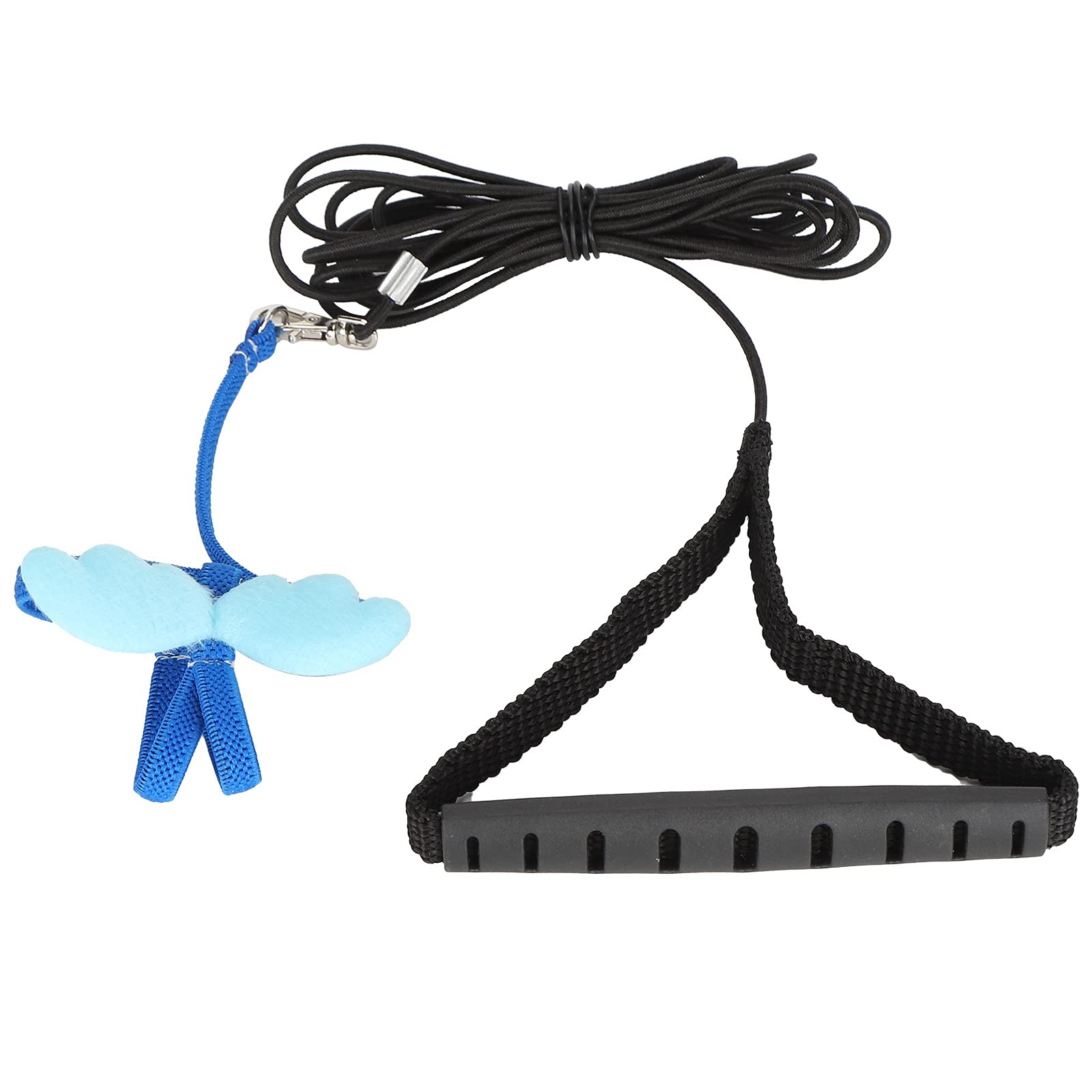 Bird Adjustable Harness, Easy To Wear and Remove Bird Harness Leash To Chew Flying Training Rope for Pet Bird Flying Training(blue, S)