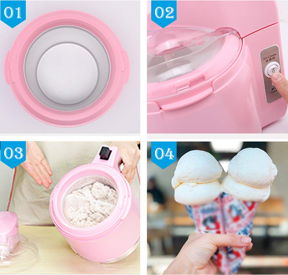 Máquina Para Hacer Helados, Sorbete De Gelato De 1.5 Litros Y ...