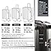 Coolife Luggage Expandable 5 Piece Sets PC+ABS Spinner Suitcase 20 inch 24 inch 28 inch (green new)