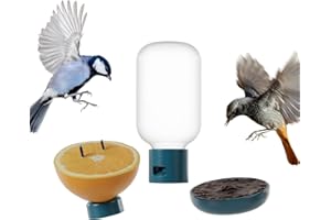 BIRD BUDDY Birdbuddy 3-in-1 Nutrition Set - Outdoor Bird Accessories with Water Fountain, Fruit Spike & Jelly Tray Feeder - Durable, Easy Attachment for Bird House
